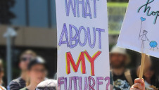The survey found that 65% believe governments are failing young people